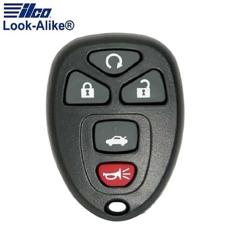 Ilco LAL RKE-GM-5B1 GENERAL MOTORS 5 BUTTON REMOTE KEYLESS ENTRY ILCO-AX00010500